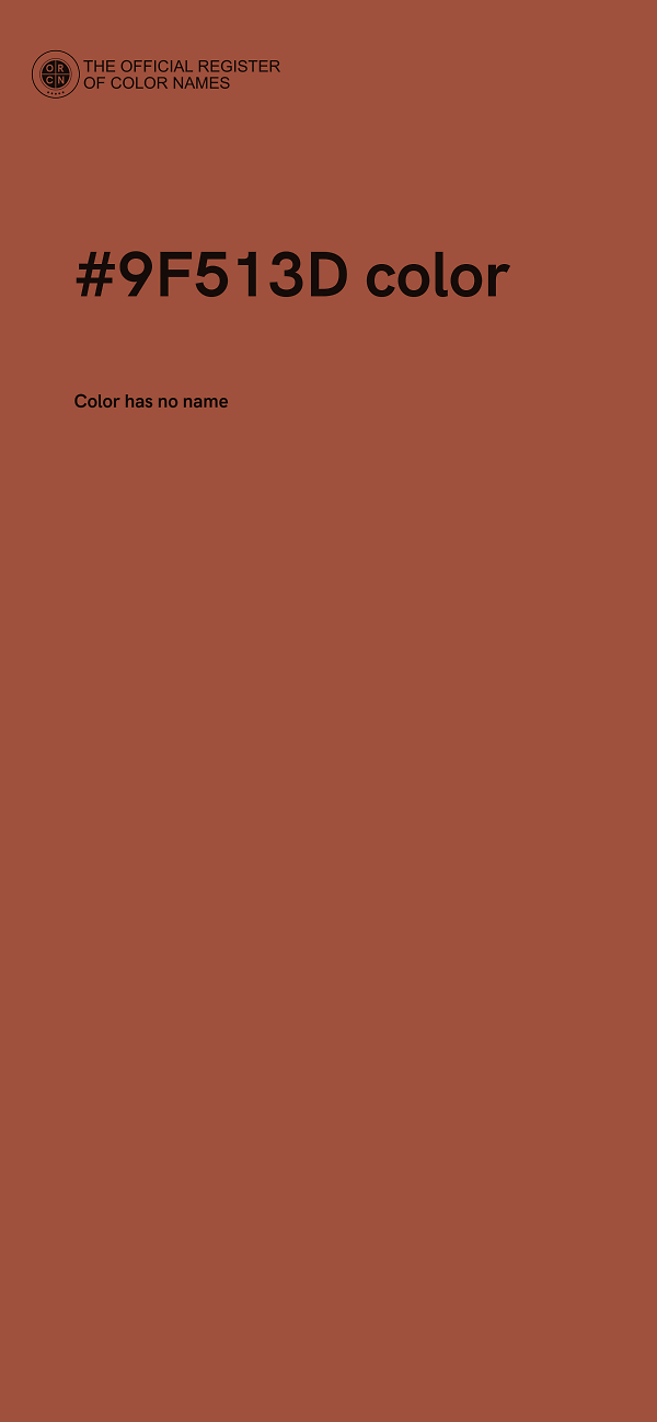 #9F513D color image
