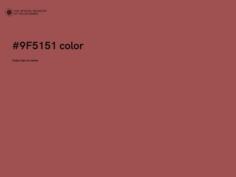 #9F5151 color image