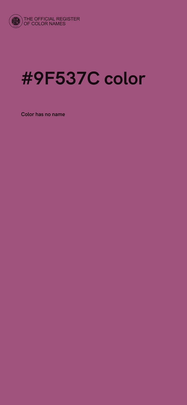 #9F537C color image