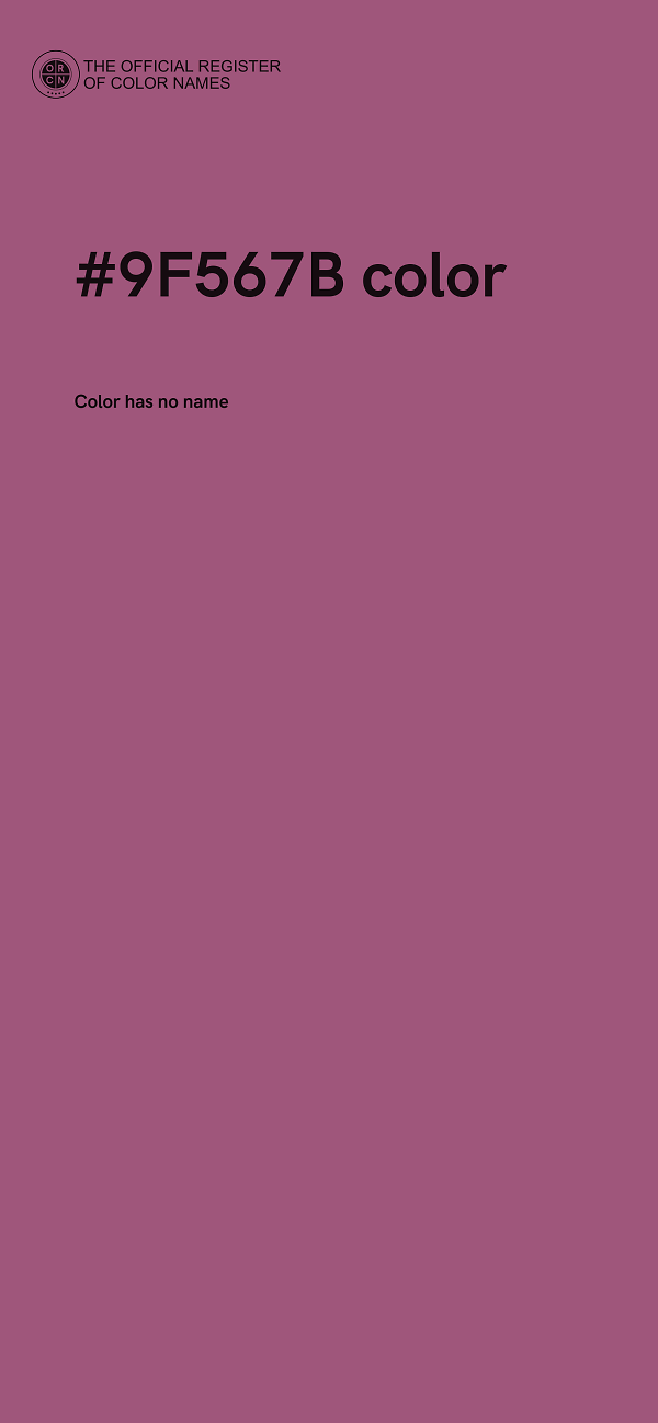 #9F567B color image