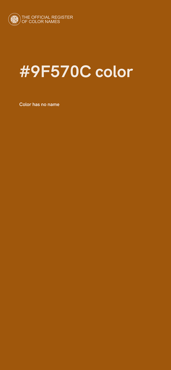 #9F570C color image