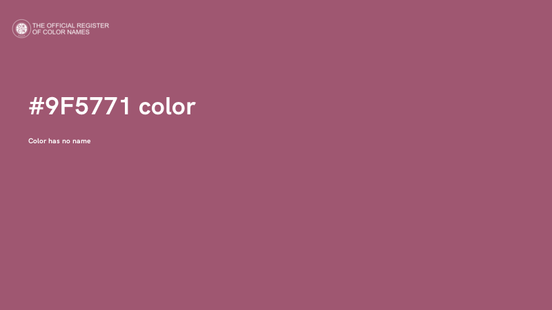 #9F5771 color image