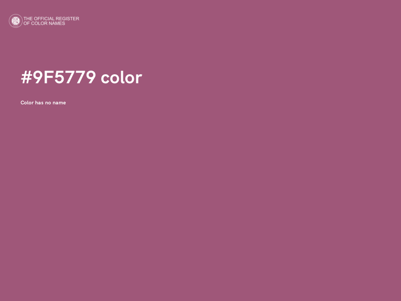 #9F5779 color image