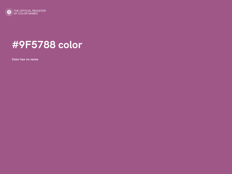 #9F5788 color image