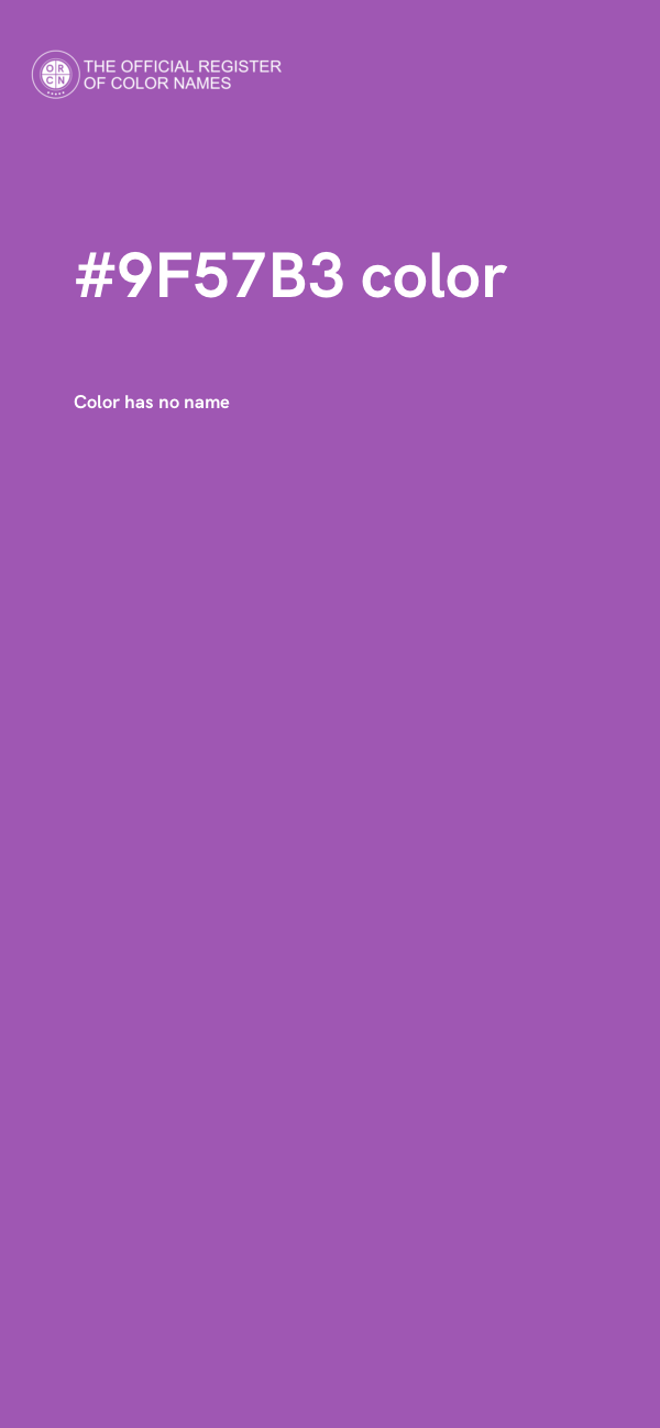 #9F57B3 color image