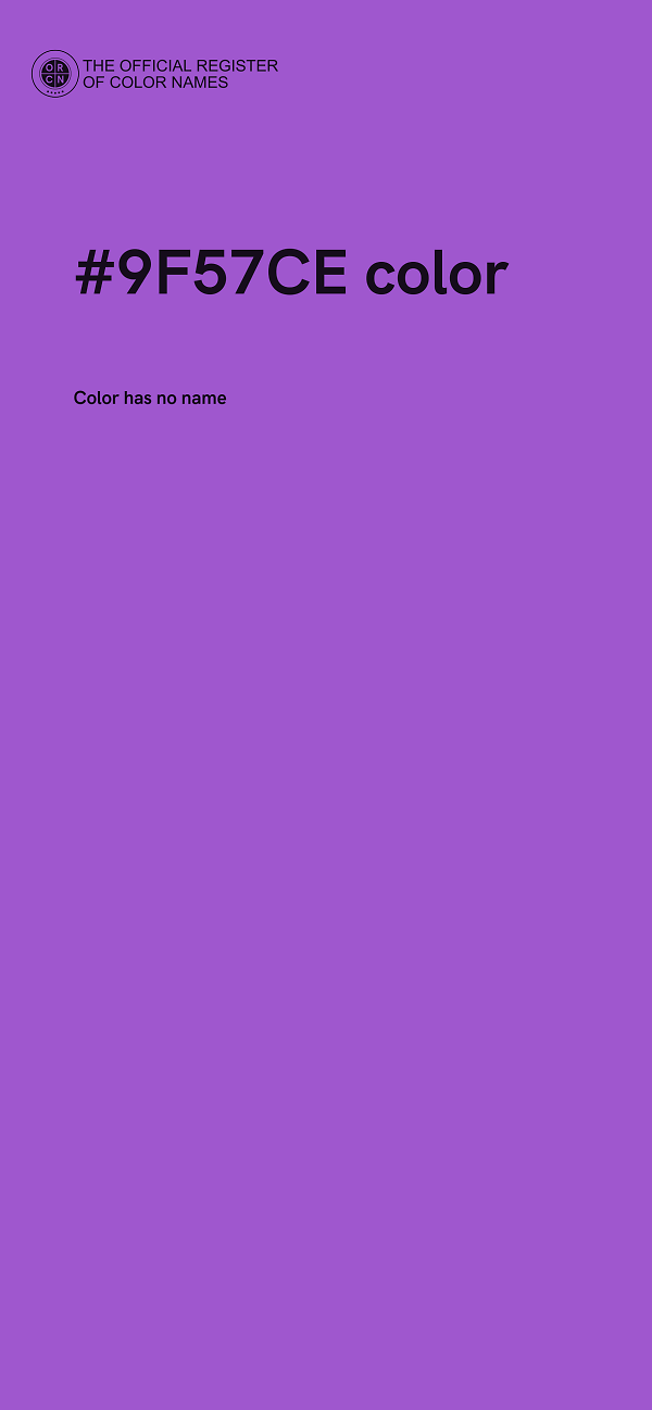 #9F57CE color image
