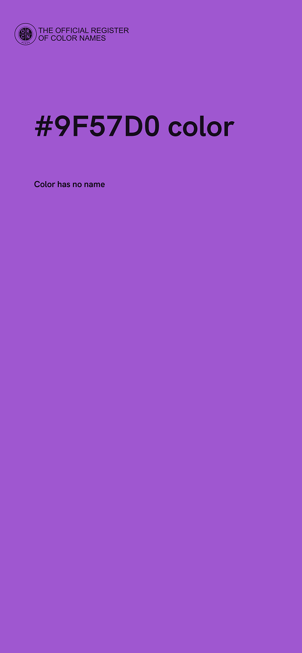 #9F57D0 color image