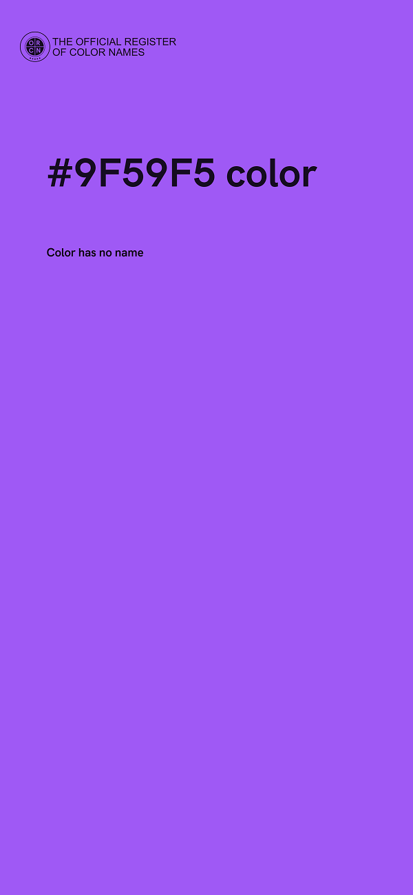 #9F59F5 color image