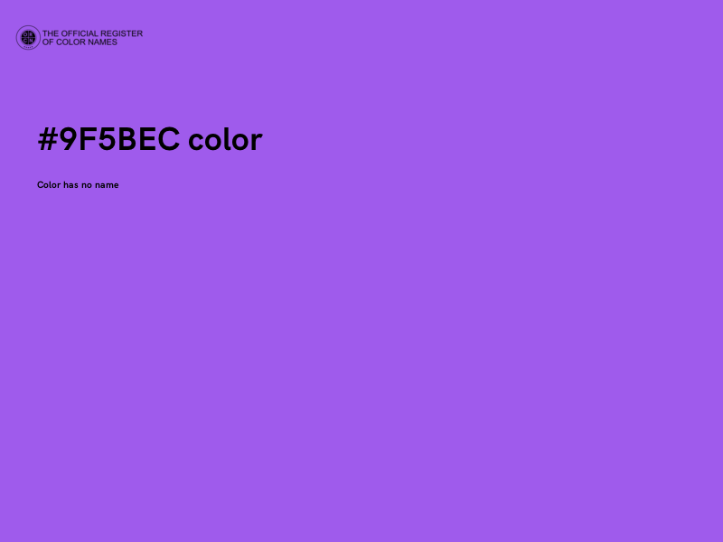 #9F5BEC color image
