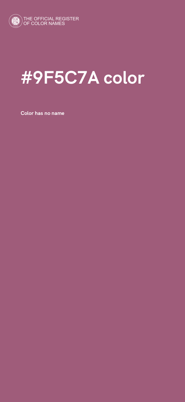 #9F5C7A color image
