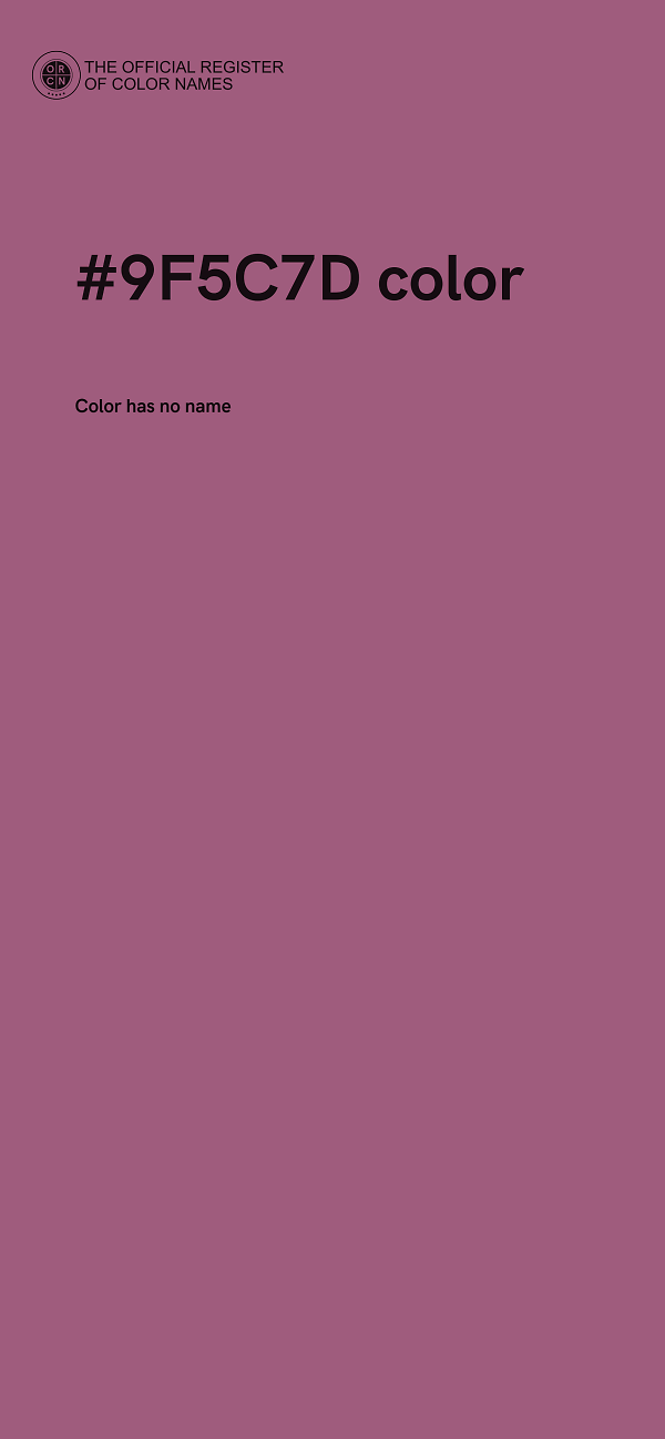 #9F5C7D color image