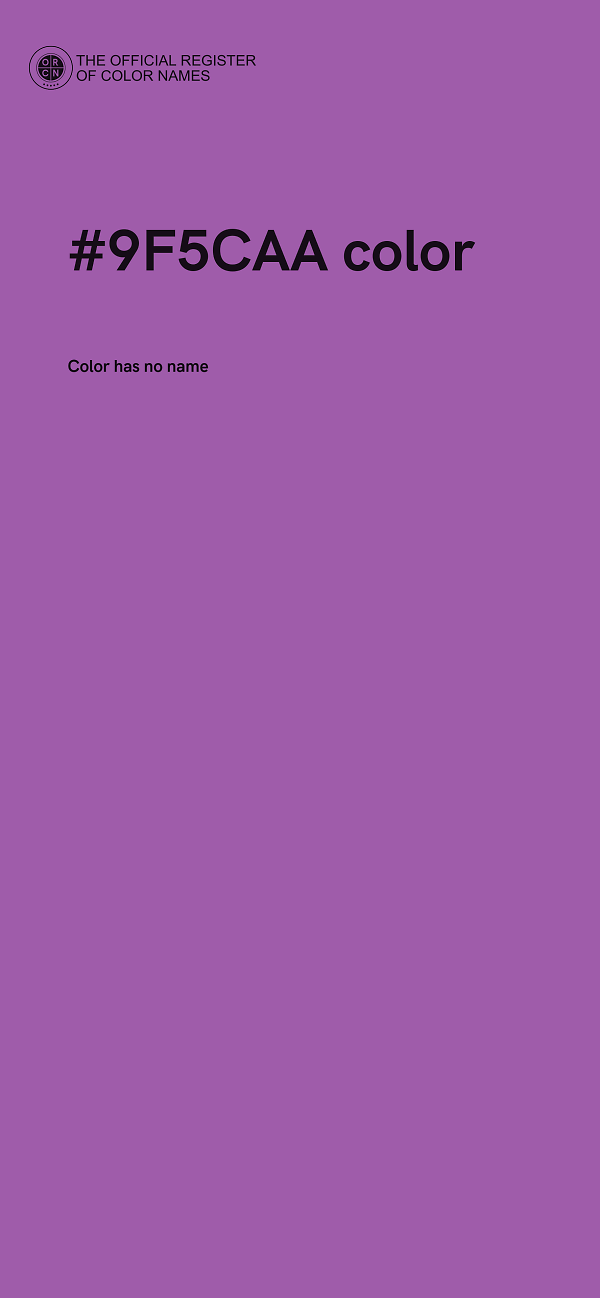 #9F5CAA color image