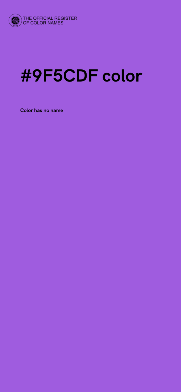 #9F5CDF color image