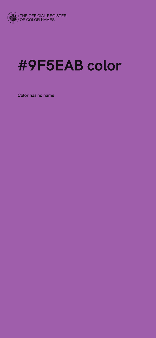 #9F5EAB color image