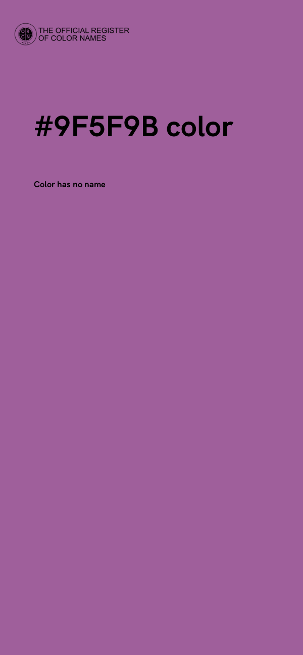 #9F5F9B color image