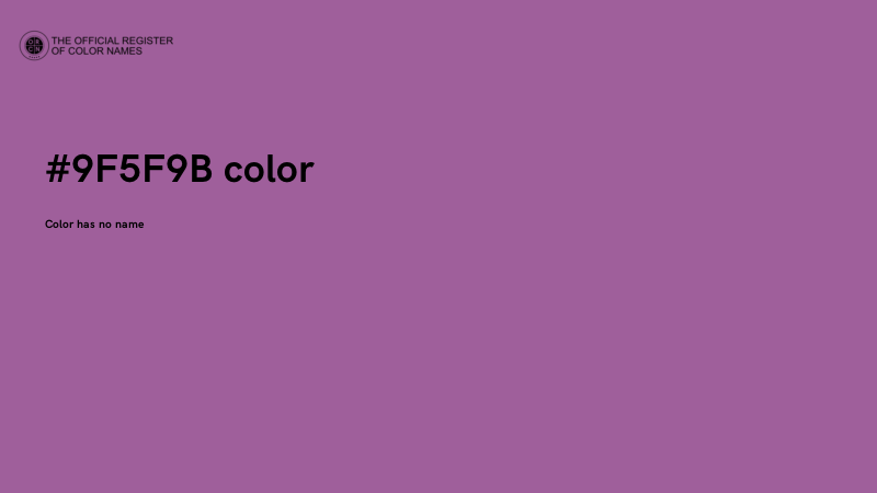 #9F5F9B color image