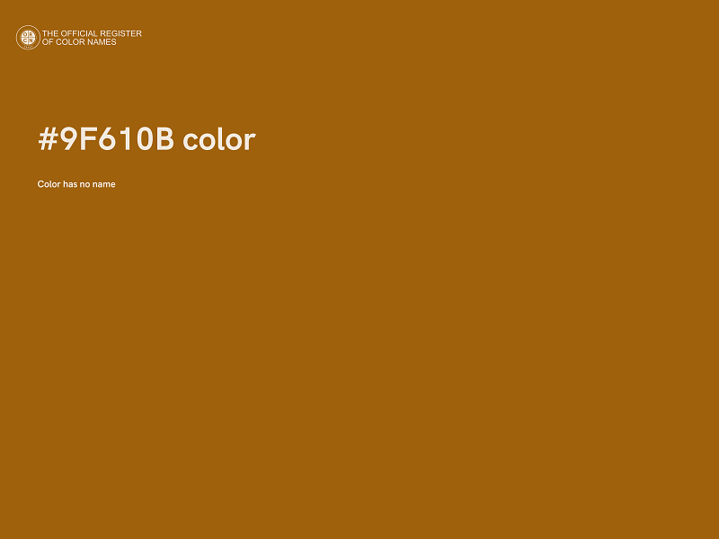 #9F610B color image