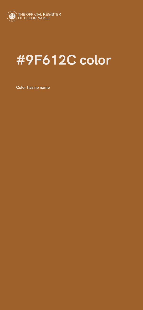 #9F612C color image