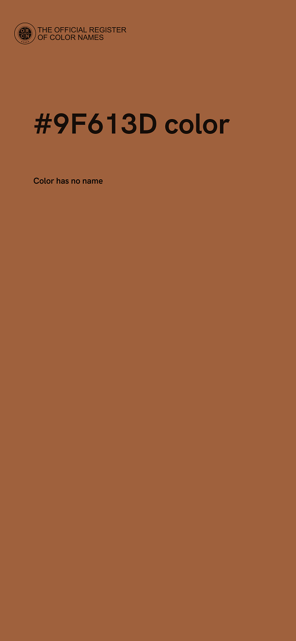 #9F613D color image