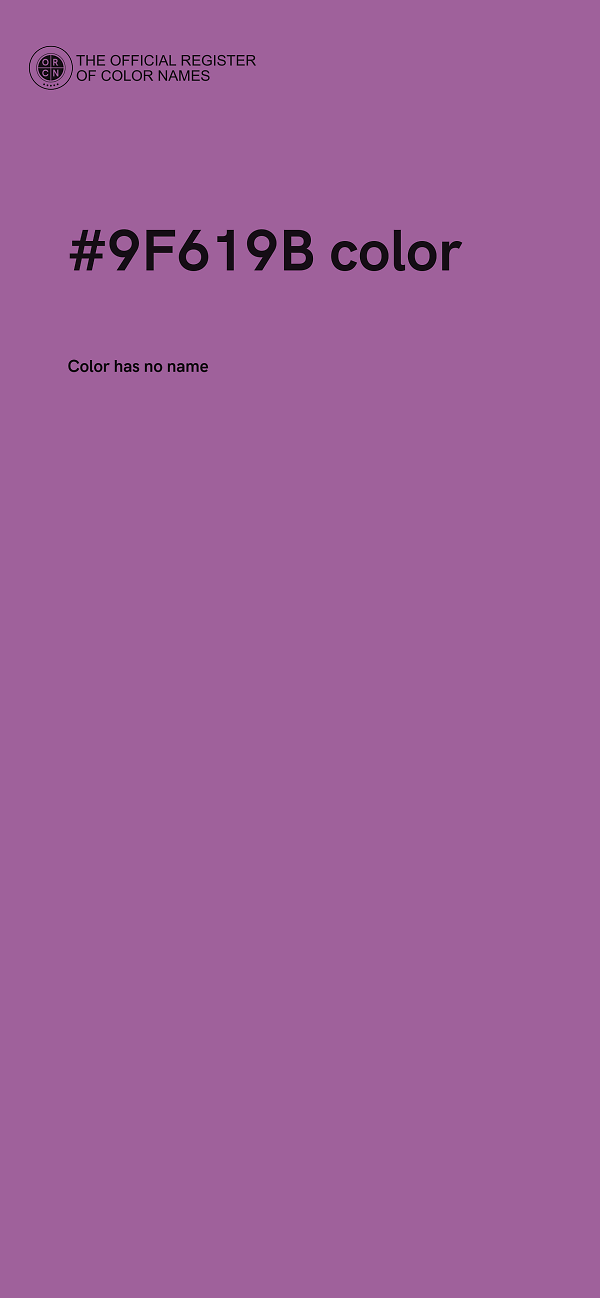 #9F619B color image