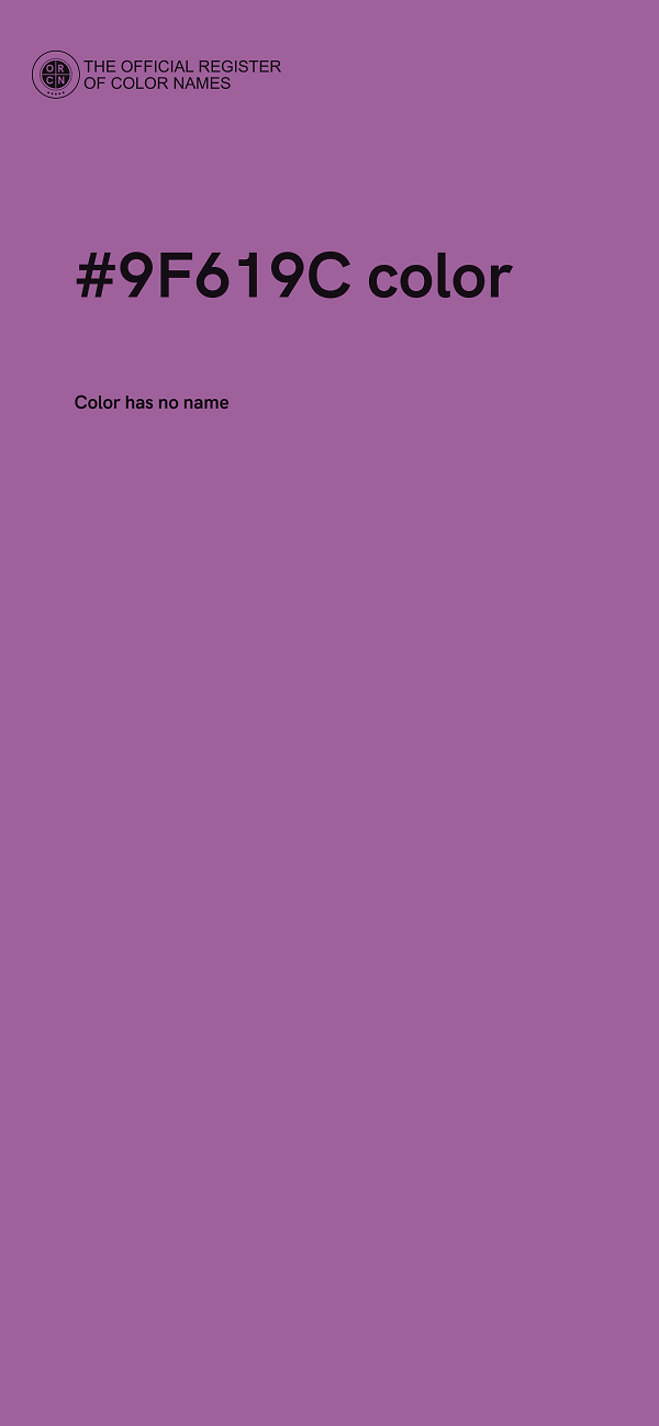 #9F619C color image