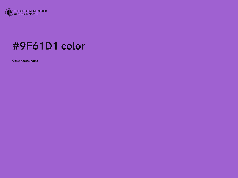 #9F61D1 color image