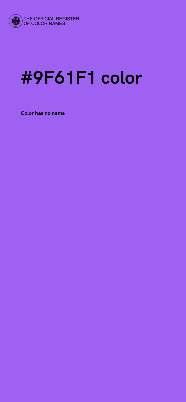 #9F61F1 color image