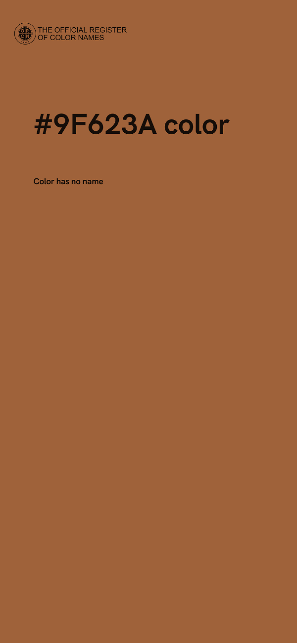 #9F623A color image