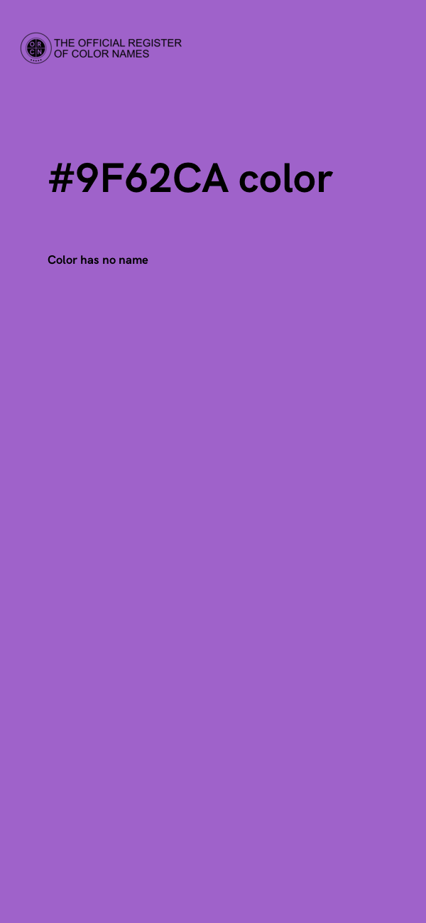 #9F62CA color image