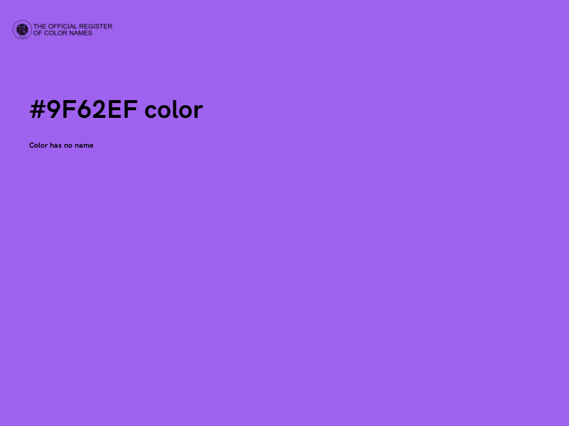 #9F62EF color image