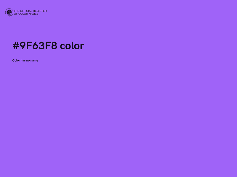 #9F63F8 color image