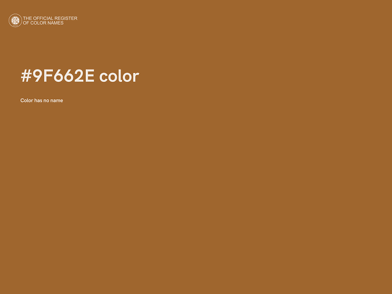 #9F662E color image