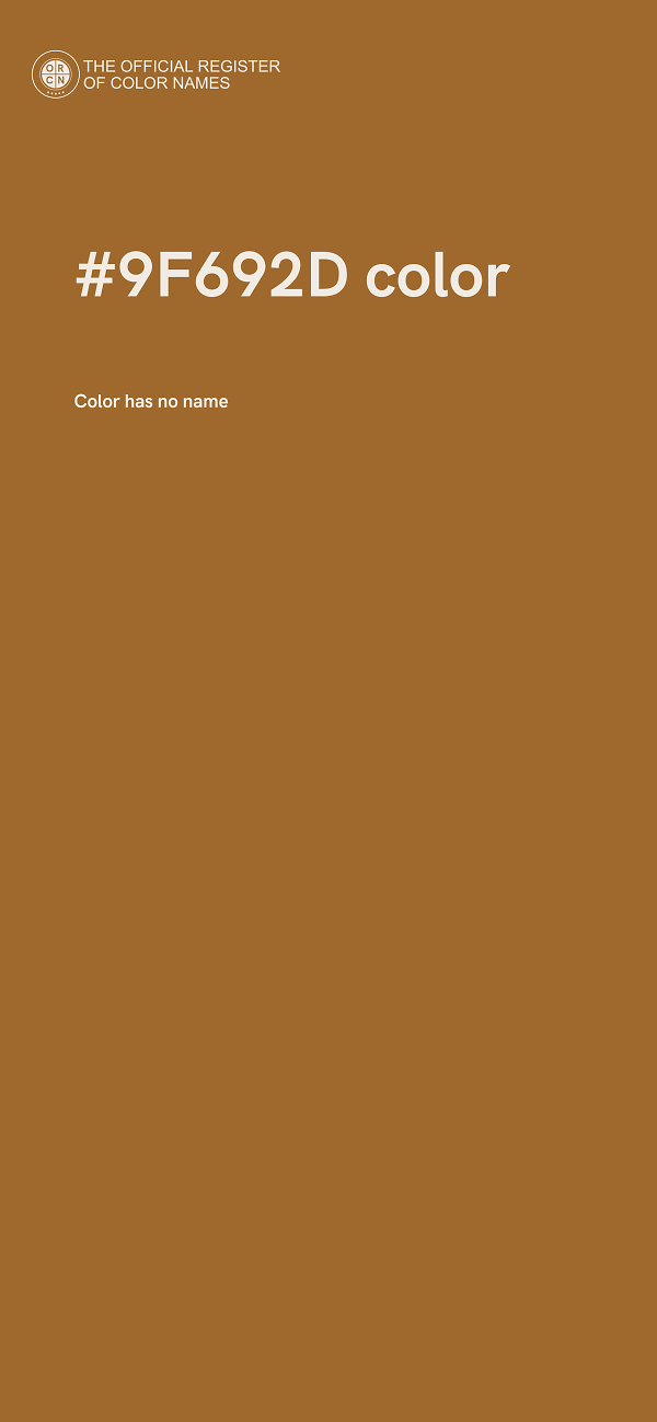 #9F692D color image