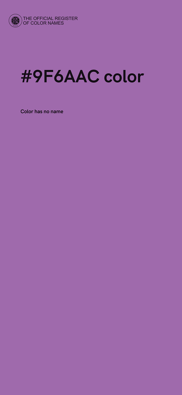 #9F6AAC color image