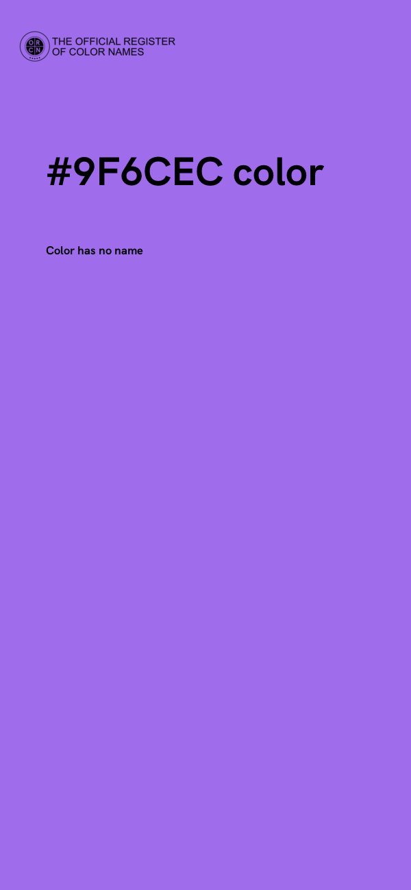 #9F6CEC color image