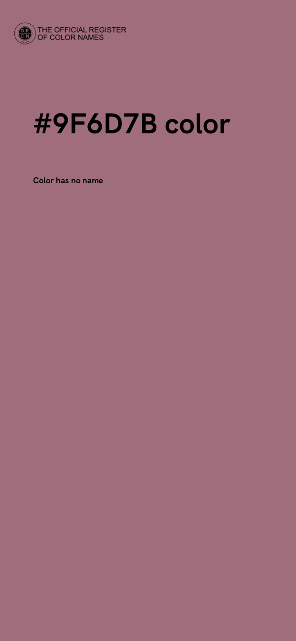 #9F6D7B color image