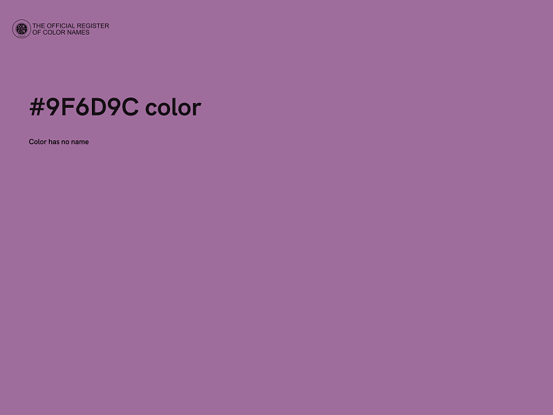 #9F6D9C color image