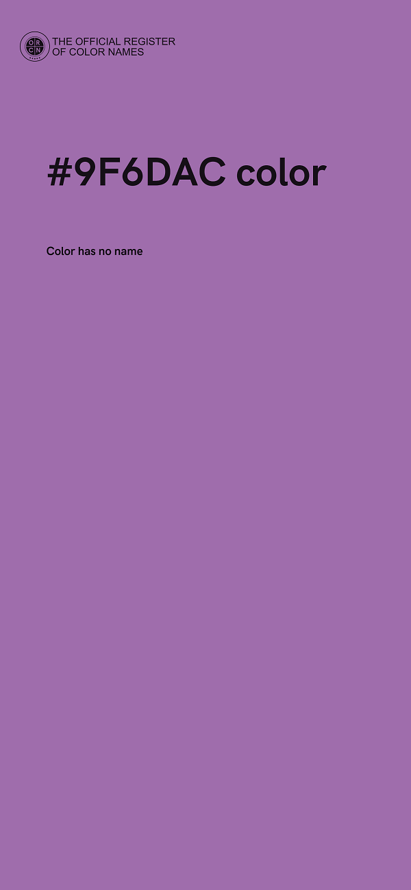 #9F6DAC color image