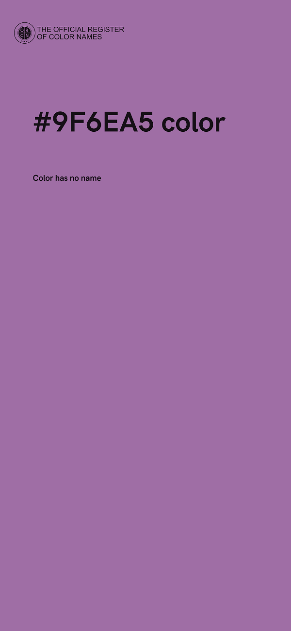 #9F6EA5 color image