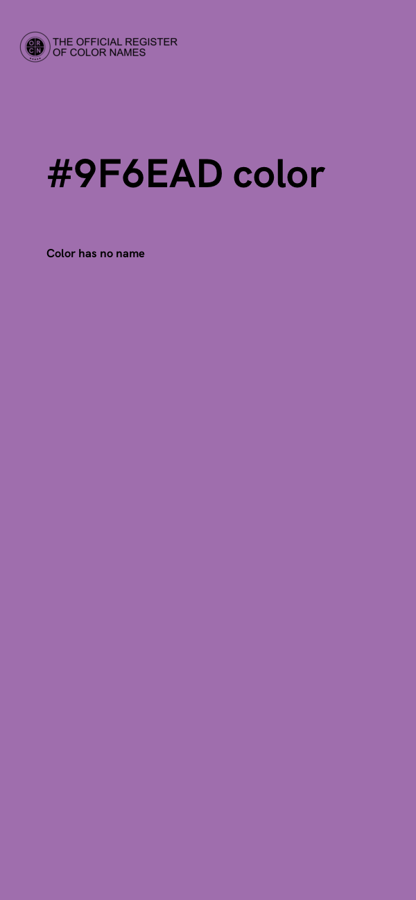 #9F6EAD color image
