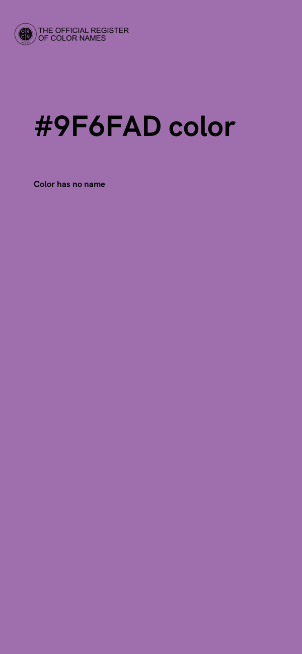 #9F6FAD color image