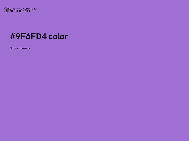 #9F6FD4 color image
