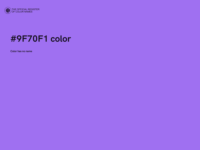 #9F70F1 color image