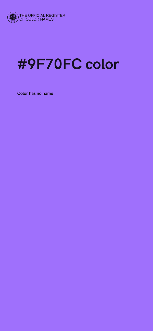 #9F70FC color image