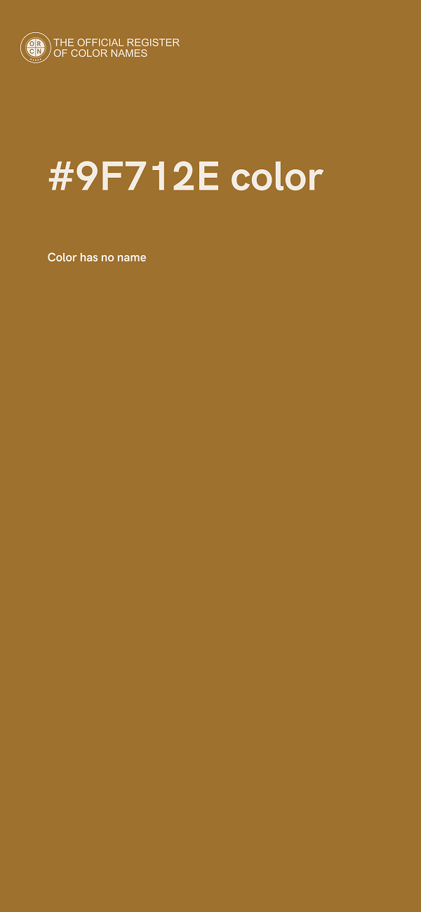 #9F712E color image