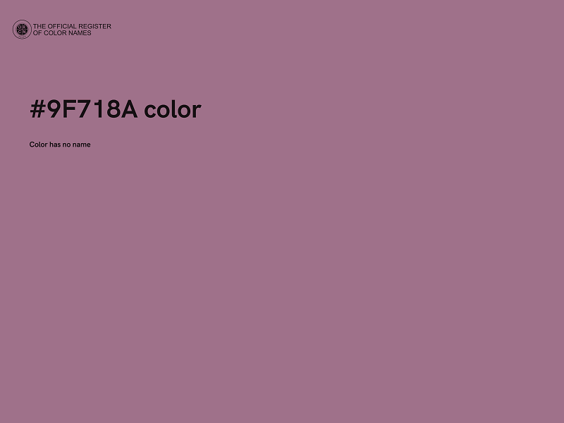 #9F718A color image