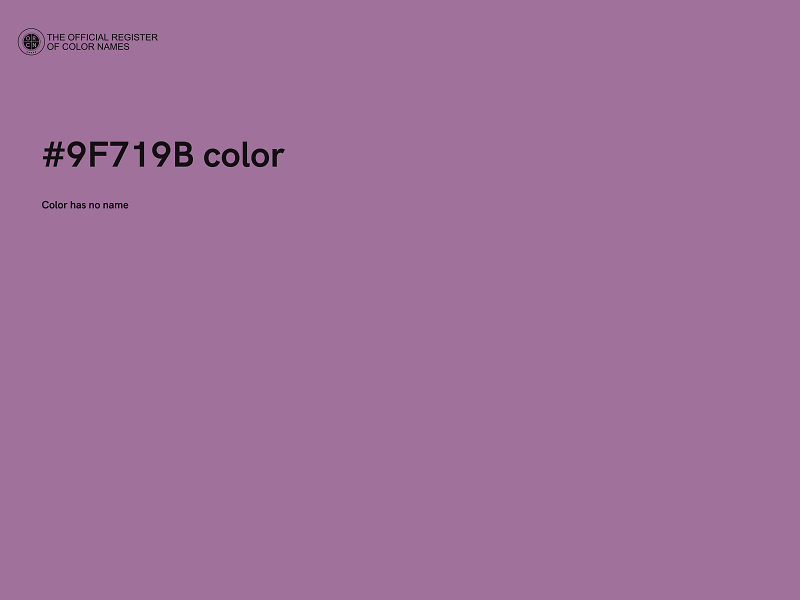 #9F719B color image