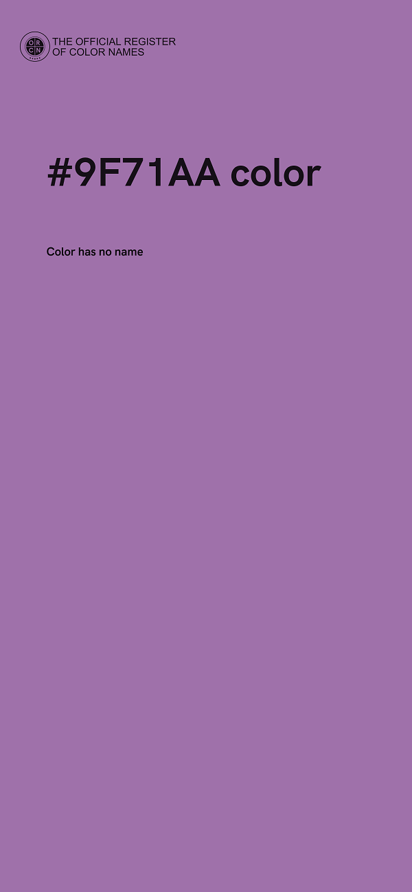 #9F71AA color image