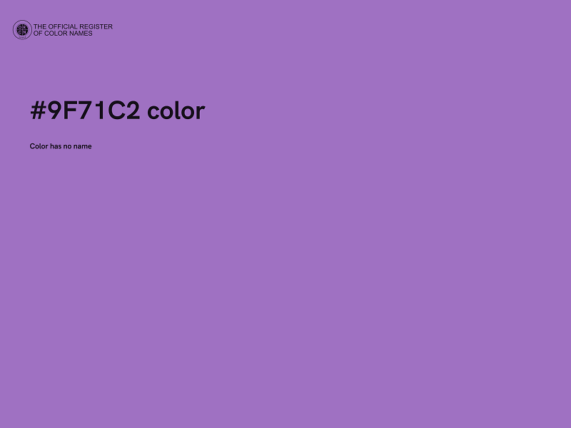 #9F71C2 color image