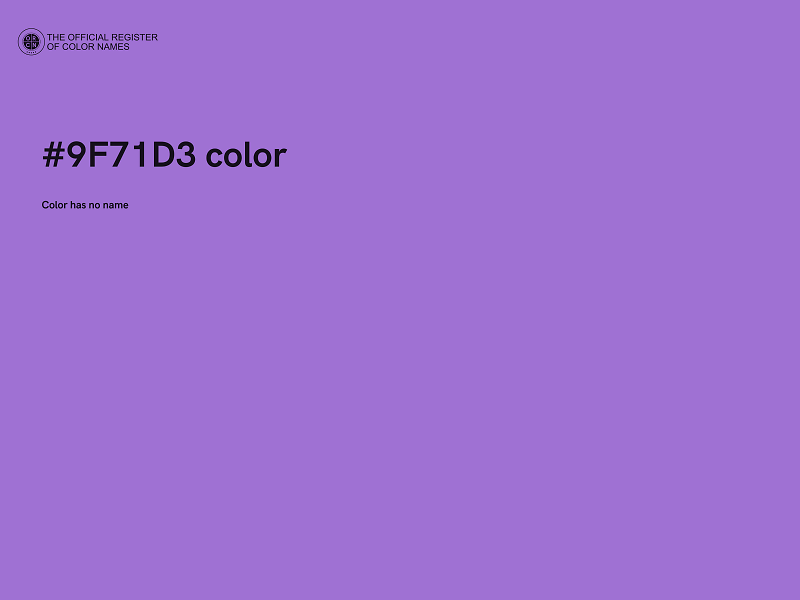 #9F71D3 color image